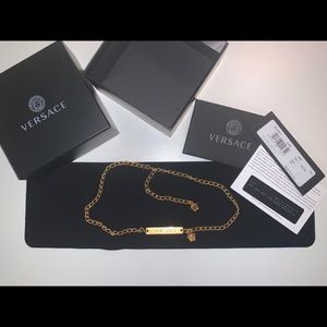 Authentic Versace choker necklace bracelet jewelry